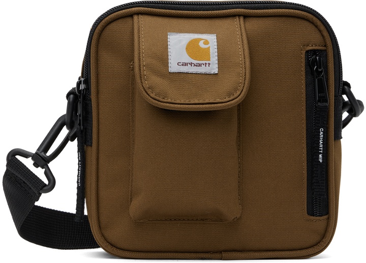 Photo: Carhartt Work In Progress Brown Essentials Messenger Bag