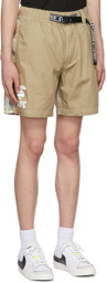 AAPE by A Bathing Ape Beige Cotton Shorts