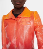 Courrèges Ombré cotton-blend jacket
