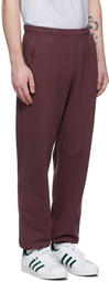 Sporty & Rich Burgundy Classic Logo Lounge Pants