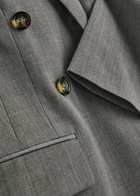Day Birger ET Mikkelsen Elenora Double-breasted Woven Blazer Grey