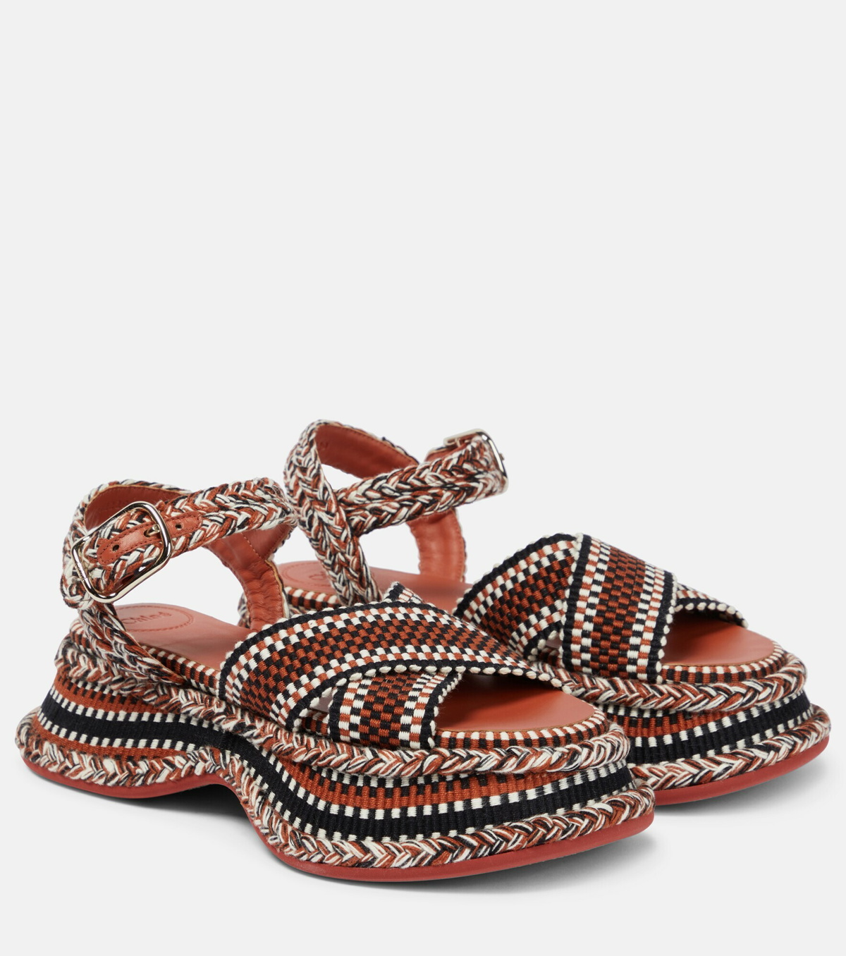 Chloé Black Mila Sandals