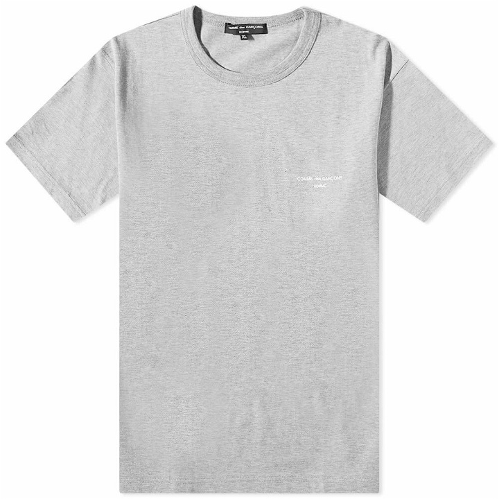 Photo: Comme des Garçons Homme Men's Logo T-Shirt in Top Grey