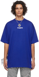 VETEMENTS Blue Logo Label T-Shirt