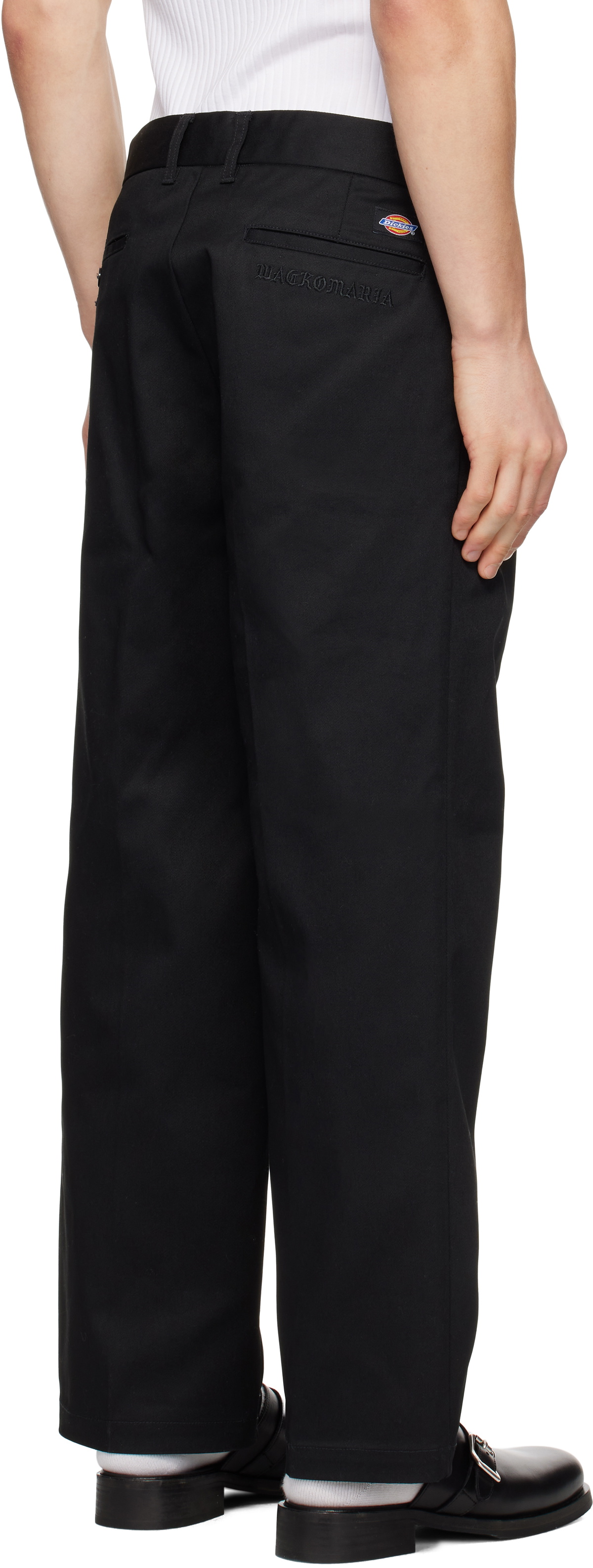 WACKO MARIA Black Dickies Edition Pleated Trousers Wacko Maria