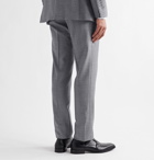 TOM FORD - O'Connor Slim-Fit Super 110s Sharkskin Wool Suit Trousers - Gray