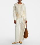 Xu Zhi Embellished wool cardigan