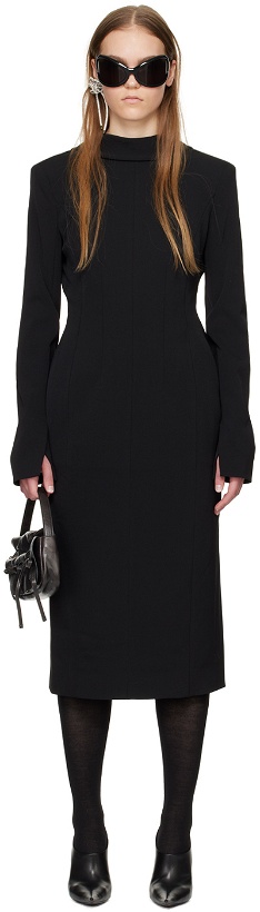 Photo: Acne Studios Black Tailored Midi Dress