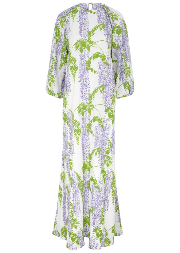 Photo: Bernadette Fran Floral-print Maxi Dress Cream