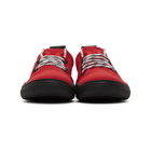 Lanvin Red Low-Top Knit Diving Sneakers