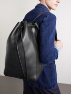 TOM FORD - T Line Leather Drawstring Backpack