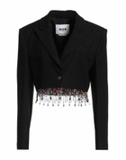 Msgm Womens Blazer in Black