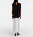 The Frankie Shop Mio sheer crêpe balloon pants
