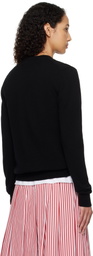 COMME des GARÇONS PLAY Black Red Heart Cardigan