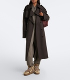 Mou 18 shearling-lined suede lace-up boots