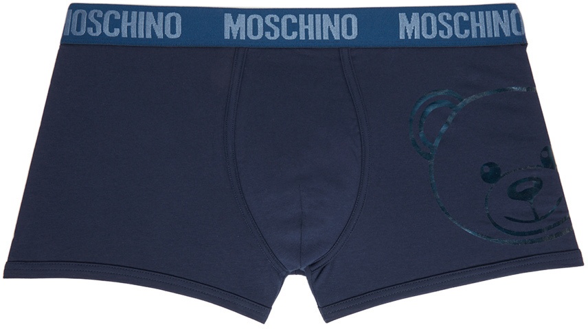 Moschino Two-Pack Green Underbear Boxers Moschino