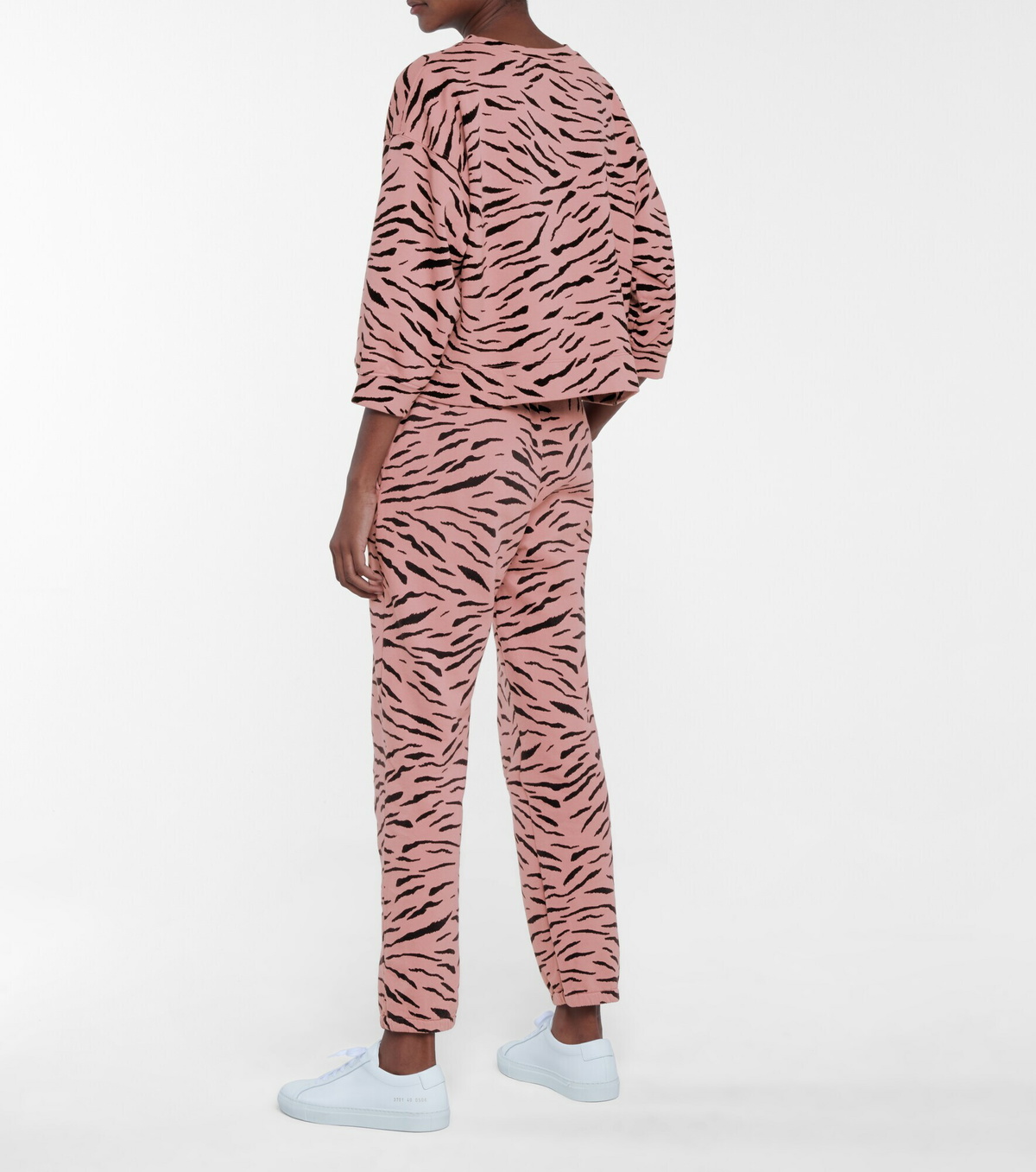 Velvet - Hilda zebra-print cotton sweatshirt