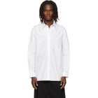 Simone Rocha White Turbo Beaded Easy Shirt
