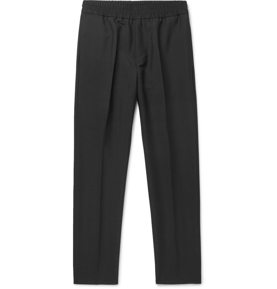 Acne Studios - Black Ryder Wool and Mohair-Blend Trousers - Men