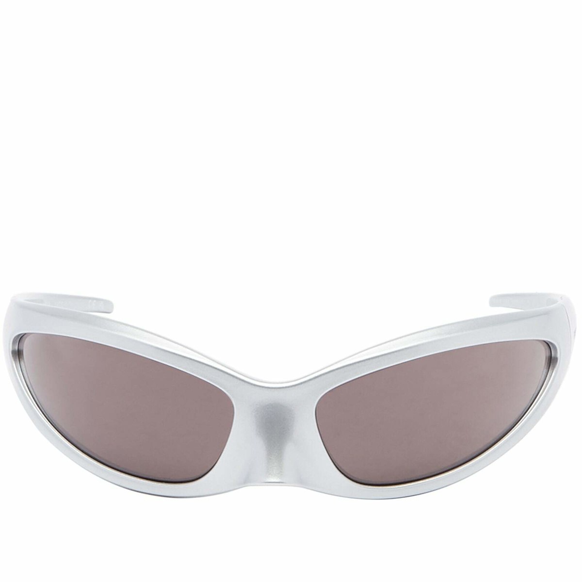 Balenciaga Eyewear BB0251S Sunglasses in Silver/Grey Balenciaga