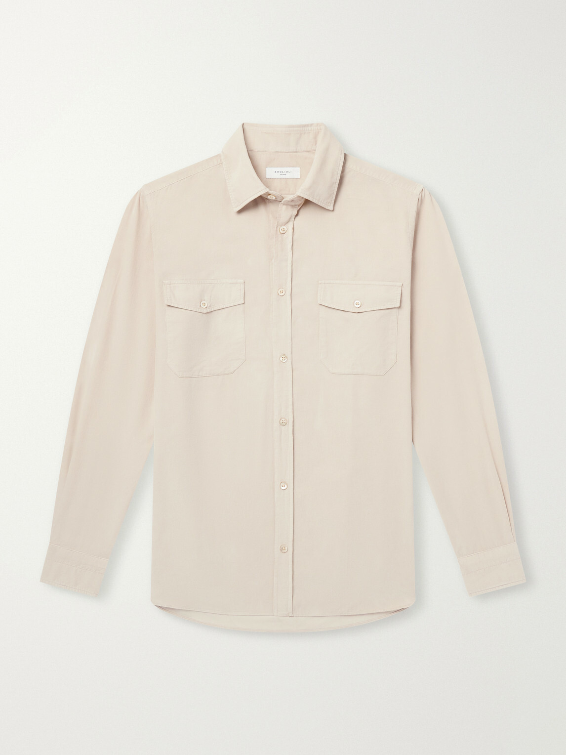 Boglioli - Cotton-Corduroy Shirt - Neutrals