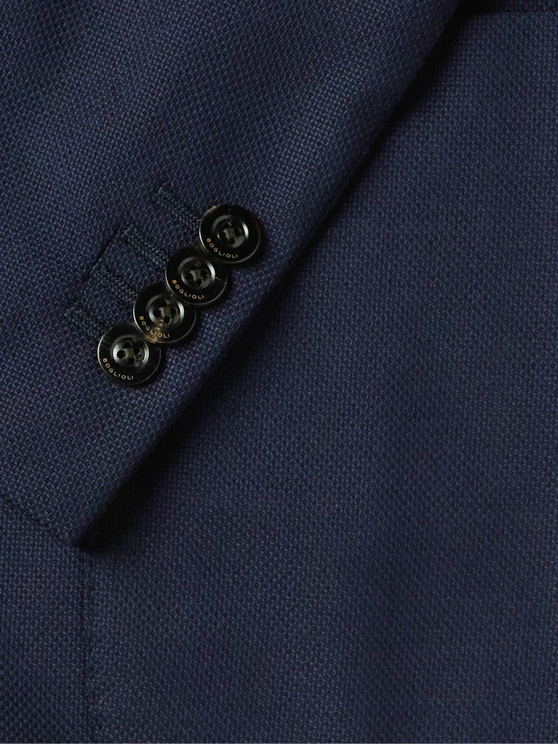 Boglioli - Unstructured Wool-Hopsack Suit Jacket - Blue Boglioli
