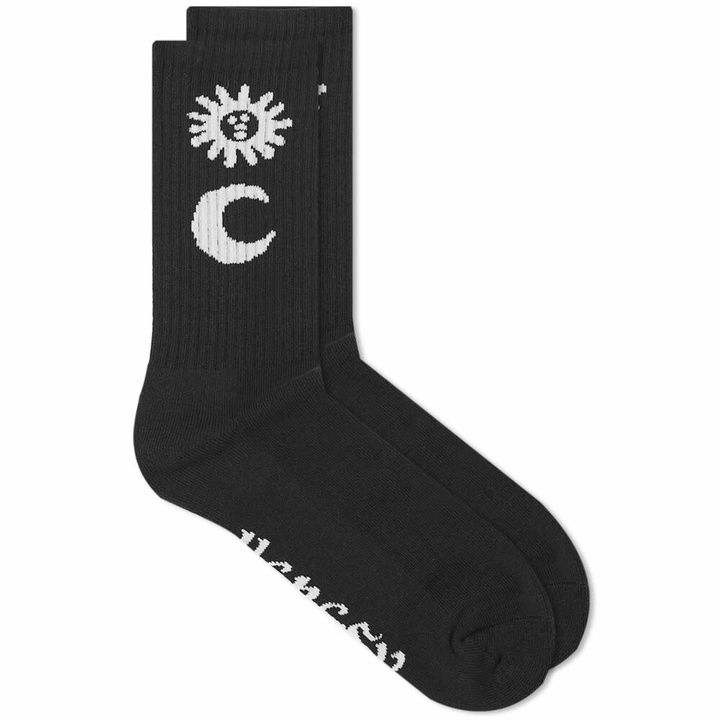 Photo: Heresy Men's Lunisolar Socks in Black/Ecru