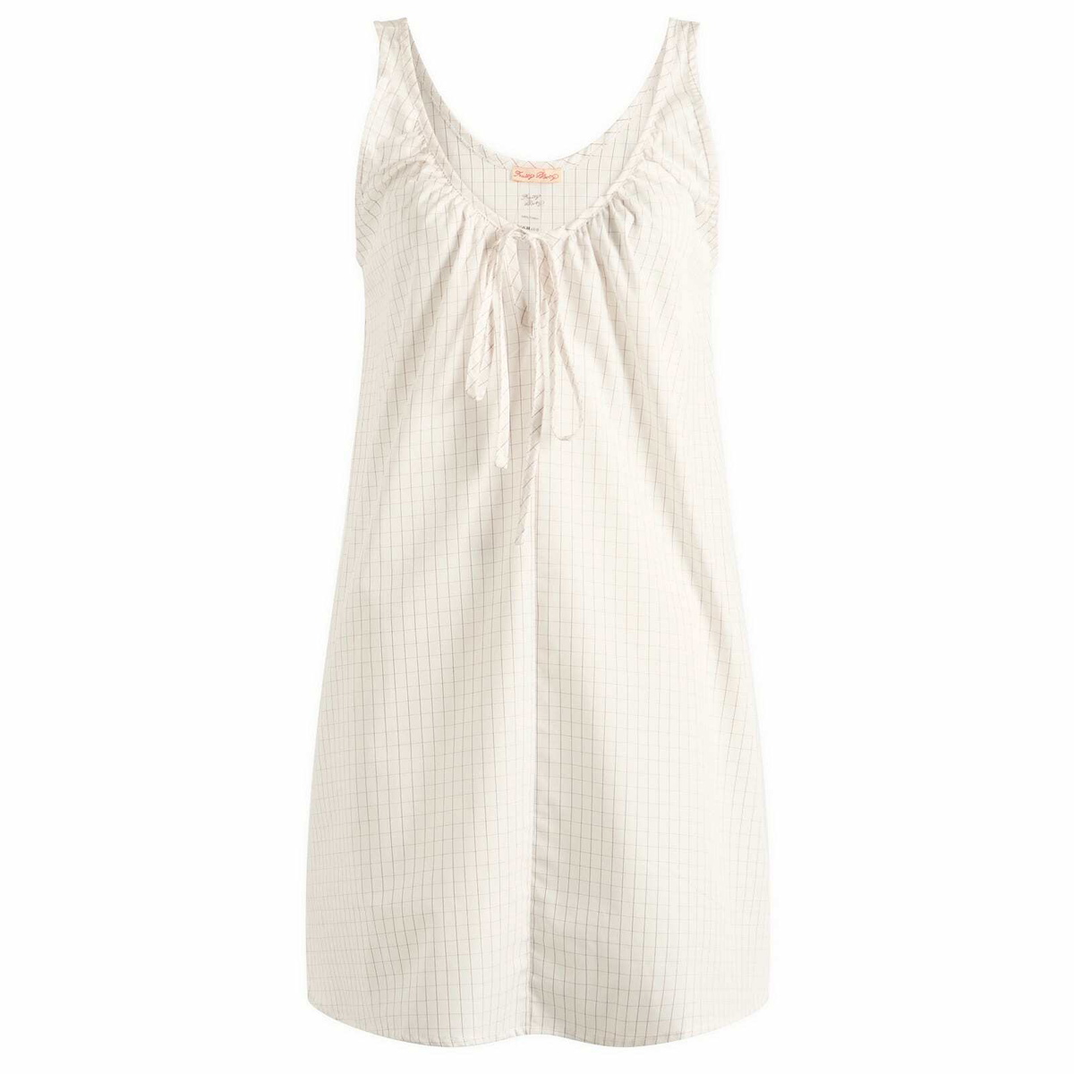 Fruity Booty Women's Check Mini Dress in Red/White