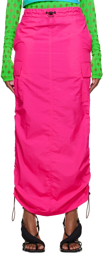 Photo: AGR Pink Drawstring Midi Skirt