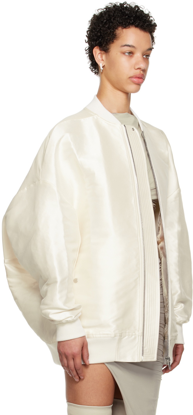 rick owens white jacket