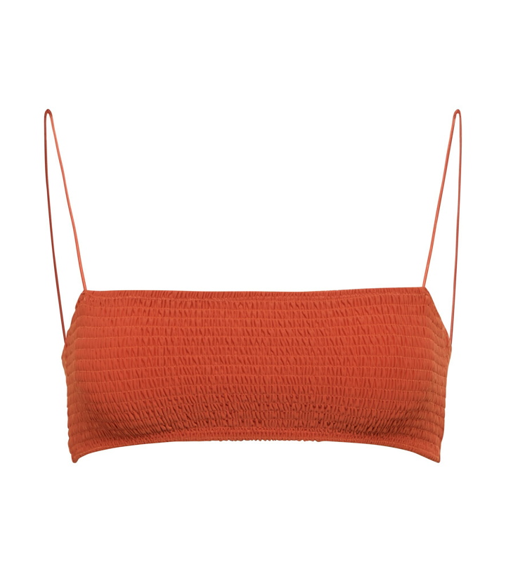 Photo: Toteme - Smocked bikini top