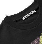 Acne Studios - Printed Cotton-Jersey T-Shirt - Black