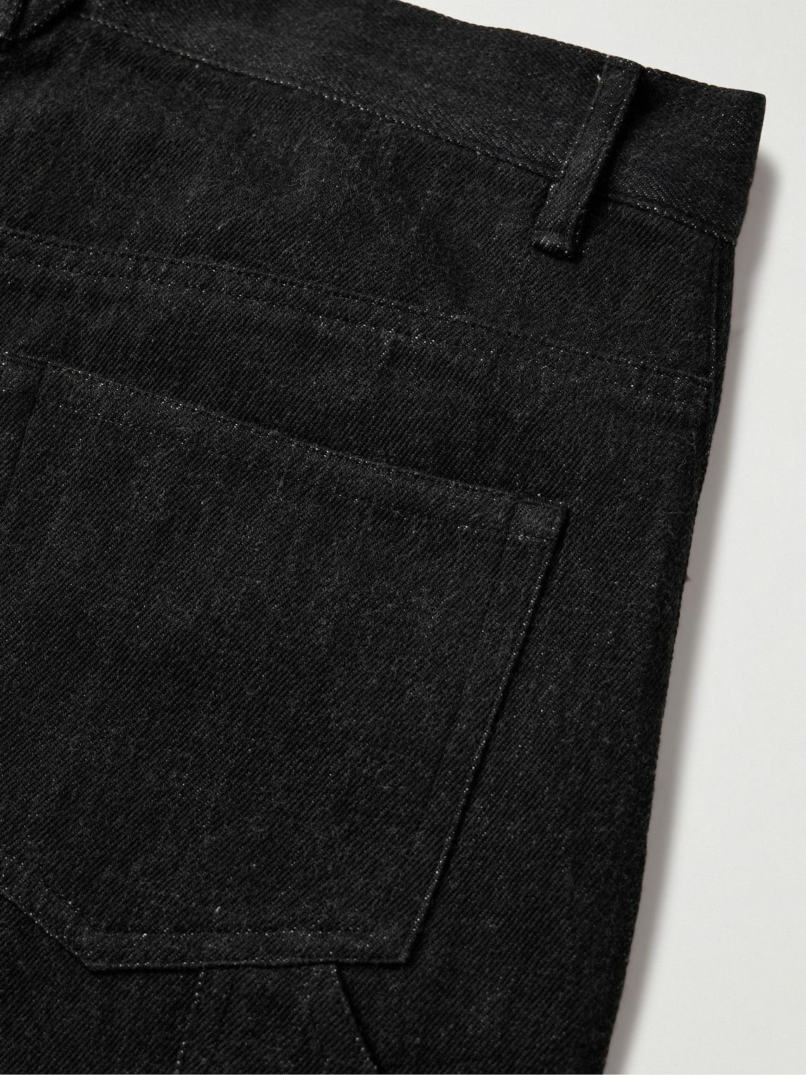 Kartik Research - Straight-Leg Embellished Embroidered Jeans - Black