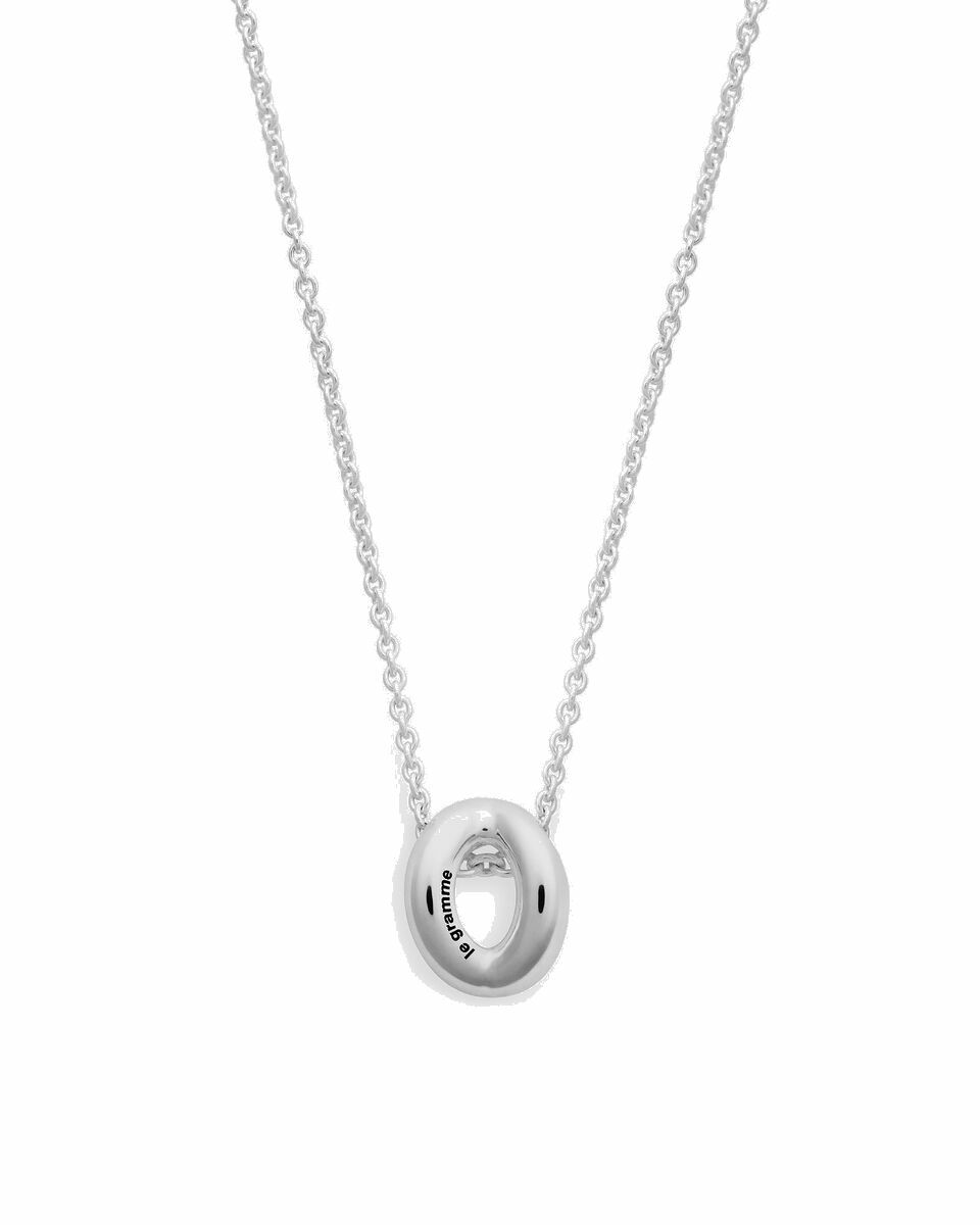 Photo: Le Gramme 1g Polished Sterling Silver Entrelacs Pendant And Chain Necklace Silver - Mens - Jewellery