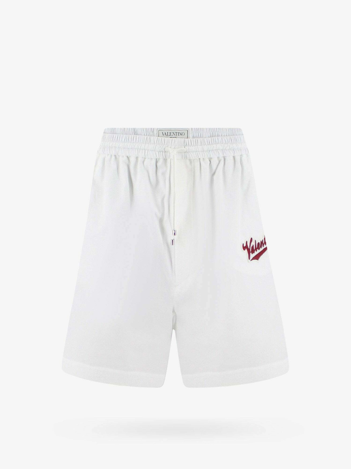 ショーツ VALENTINO WHITE COTTON BLEND SHORTS Valentino Bermuda Shorts White Mens Valentino