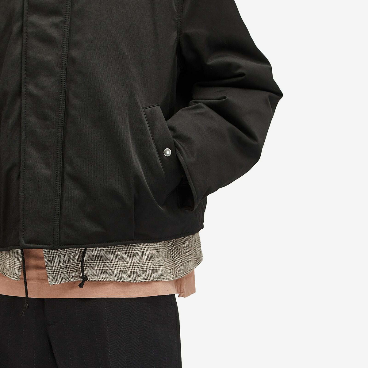 Our Legacy Men's Ace Nylon Jacket in Black Aero Nylon Our Legacy