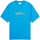 Maison Kitsuné Men's Go Faster T-Shirt in Enamel Blue