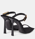 Saint Laurent Leather-trimmed sandals