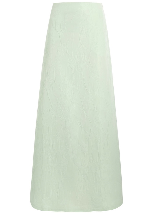 Photo: Bernadette Caswell Taffeta Maxi Skirt Multi Print