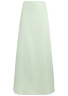 Bernadette Caswell Taffeta Maxi Skirt Multi Print