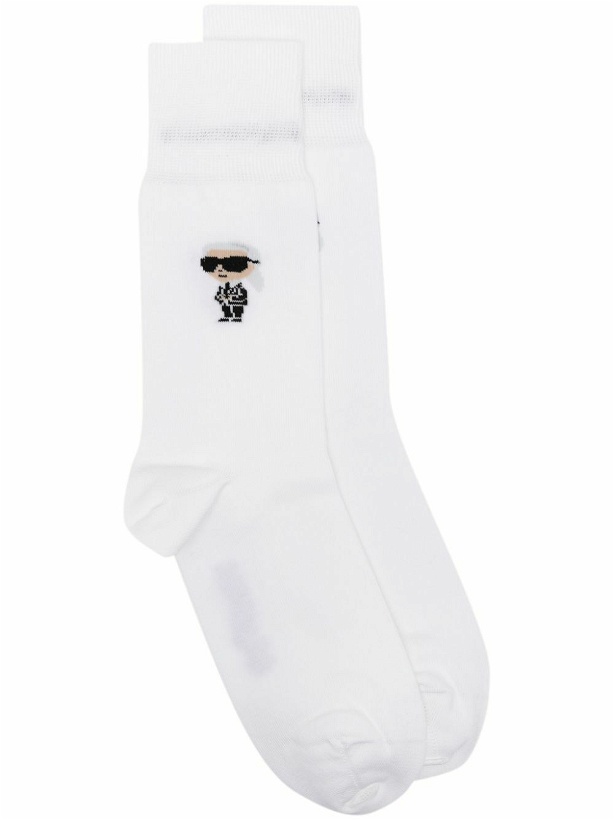 Photo: KARL LAGERFELD - Socks With Logo