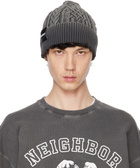 Neighborhood Gray Washed Cable Beanie