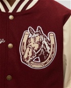 One Of These Days Horse Shoe Cardinal Varsity Beige - Mens - Bomber Jackets/College Jackets