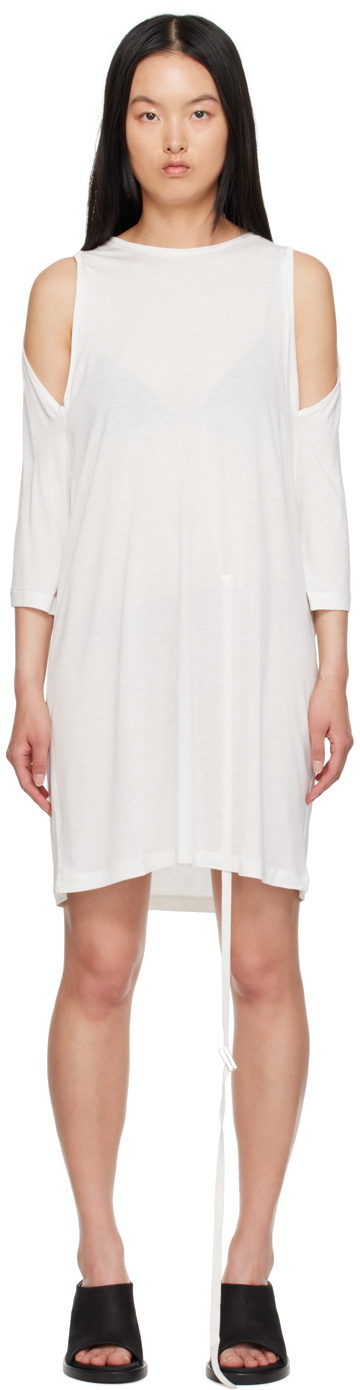 Ann Demeulemeester White Melissa Minidress