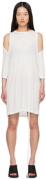 Ann Demeulemeester White Melissa Minidress