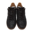 Maison Margiela Black Glitter Replica Sneakers
