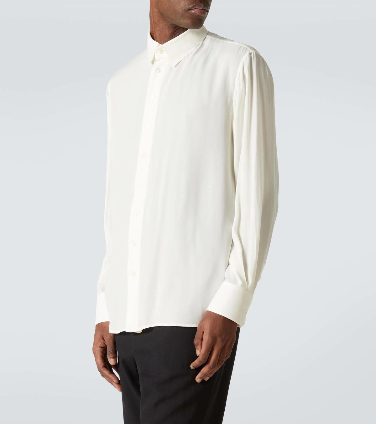 Saint Laurent Lace Silk Shirt main image 0