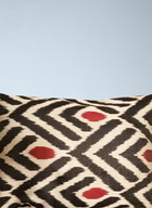 Les-Ottomans Geometric Patterned Cushion
