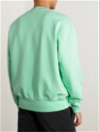 Stone Island Shadow Project - Logo-Appliquéd Cotton-Jersey Sweatshirt - Green