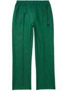 Needles - Logo-Embroidered Jersey-Jacquard Track Pants - Green